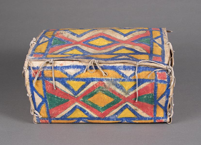 parfleche Box, Sioux, circa 1880,  for sale