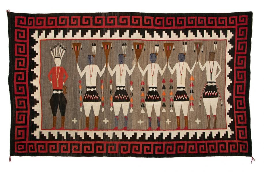 Pictorial Weaving, Navajo, circa 1930 for sale purchase consign auction denver Colorado art gallery museum