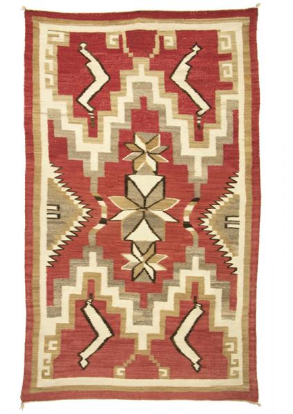 Pictorial Weaving, Navajo rug, circa 1925, 19th century Native American Indian antique vintage art for sale purchase auction consign denver colorado art gallery museum