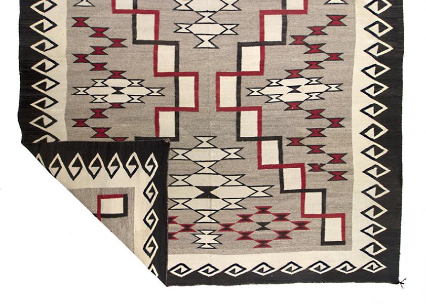 Trading Post Rug, Navajo, first quarter of the 20th century