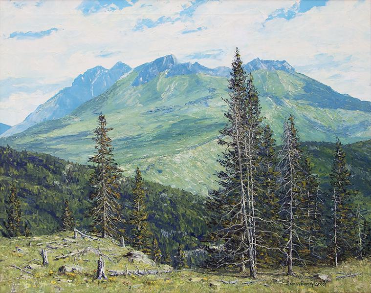 James greer artist colorado landscape mountain painting for sale