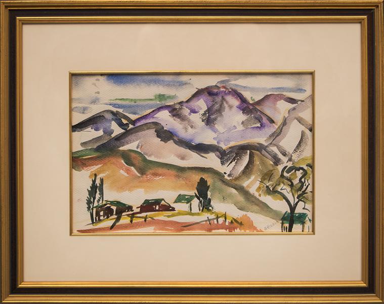 Anna Essick colorado modern women artist mountain ranch landcape painting