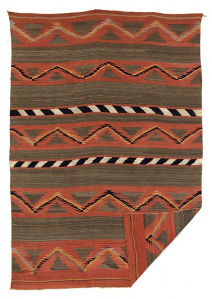 Navajo rug blanket vintage tapestry wall hanging bed covering throw 