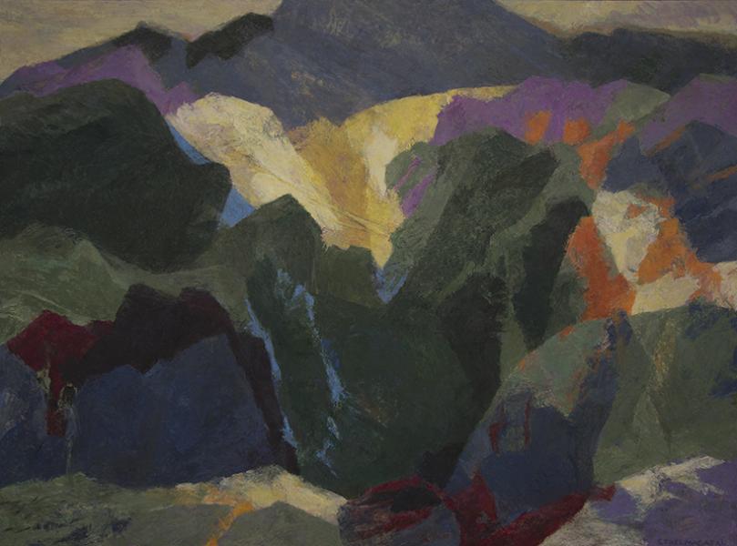 ethel magafan mount sopris colorado broadmoor academy woodstock mt. sopris aspen colorado landscape painting modernist abstract