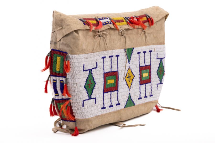 Plains Beaded Possible Bag, native american, beadwork
