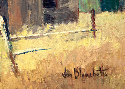 Ripe for Restoration (Abandoned Home, California), Painting, circa 1955