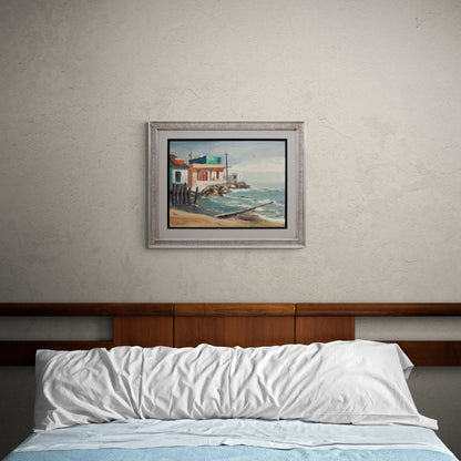 Capitola (California Coast), Painting, circa 1955