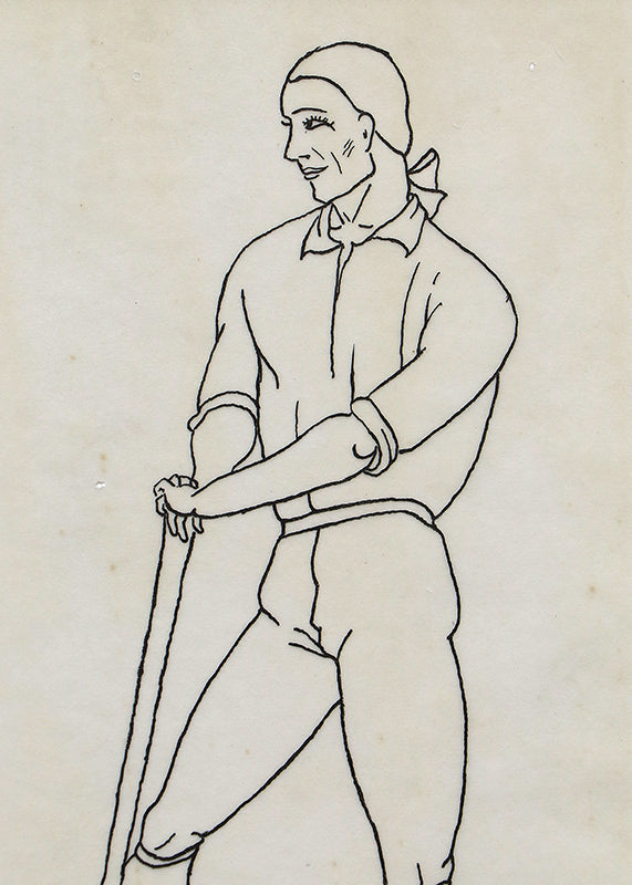 Illustration for Voltaire's Candide, Drawing, circa 1928