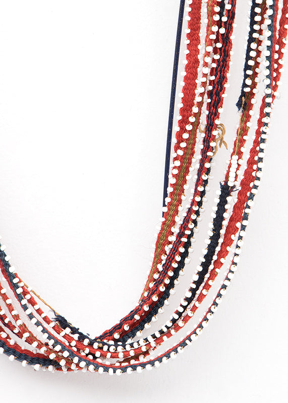 Classic Period Southeastern Beaded Sash, circa 1825-1850