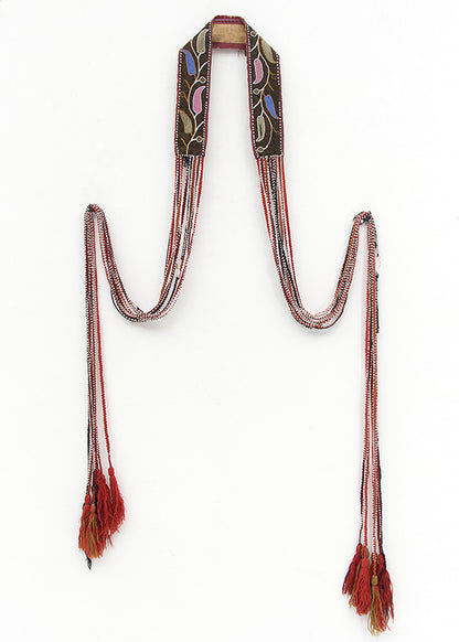 Classic Period Southeastern Beaded Sash, circa 1825-1850