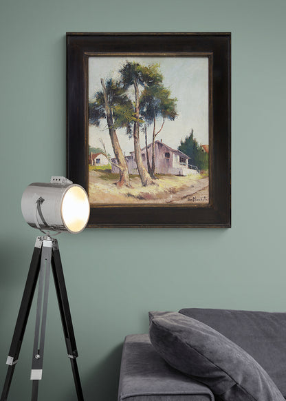 Harbor Masters House, Santa Cruz (California), Painting