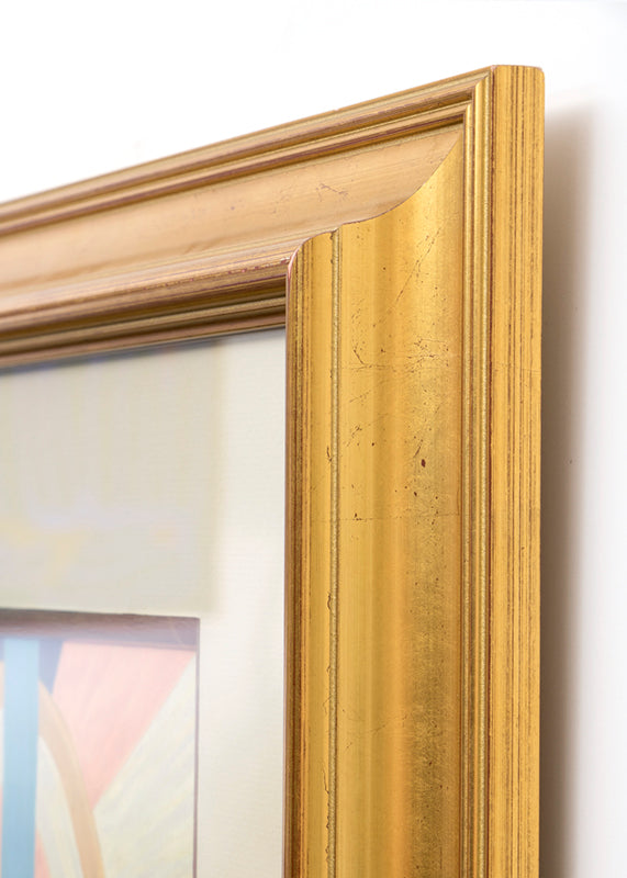 Untitled (Abstract in Cream, Gold, Pink, and Blue), Drawing, 1939