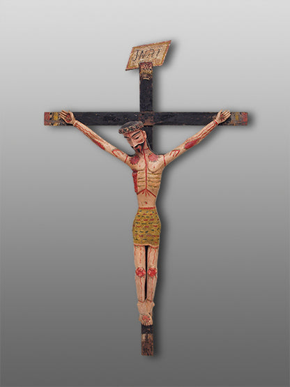 New Mexican Crucifix (Christ on the Cross), circa 1885