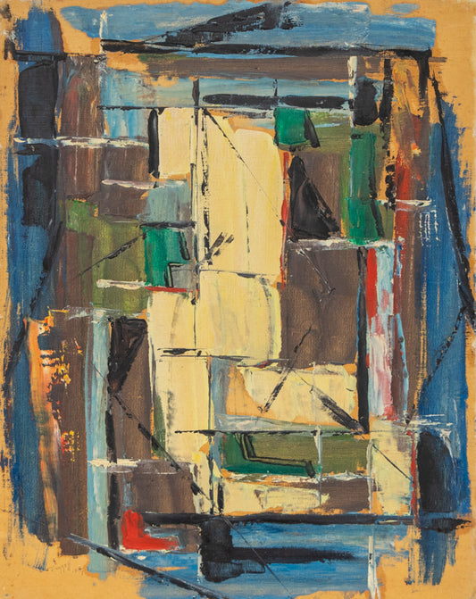 Charles Bunnell (1897-1968) artwork for sale. No. 18 Light and Shadow, Painting, 1954, Denver, Colorado, Art Gallery)