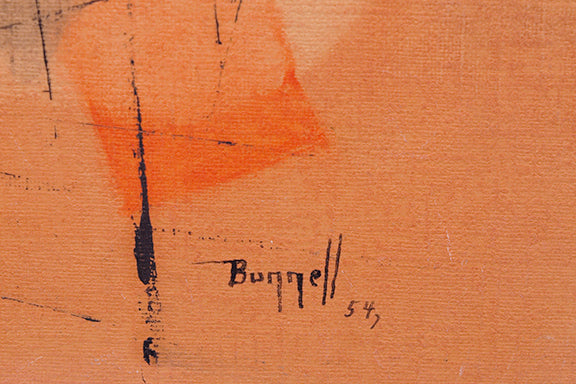 Charles Bunnell (1897-1968) artwork for sale. No. 14 Other Worlds, Painting, 1954, Denver, Colorado, Art Gallery)