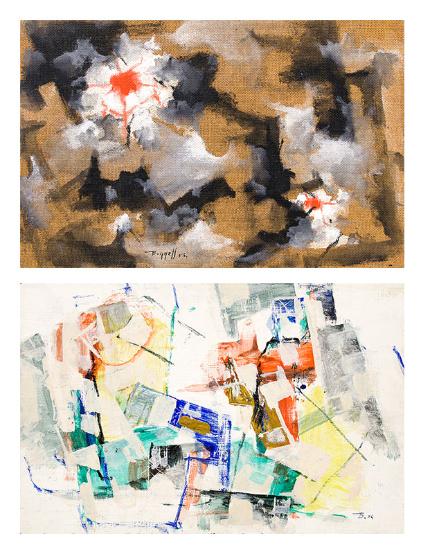 Charles Bunnell (1897-1968) artwork for sale. Untitled (Abstract), Painting, 1956, Denver, Colorado, Art Gallery)