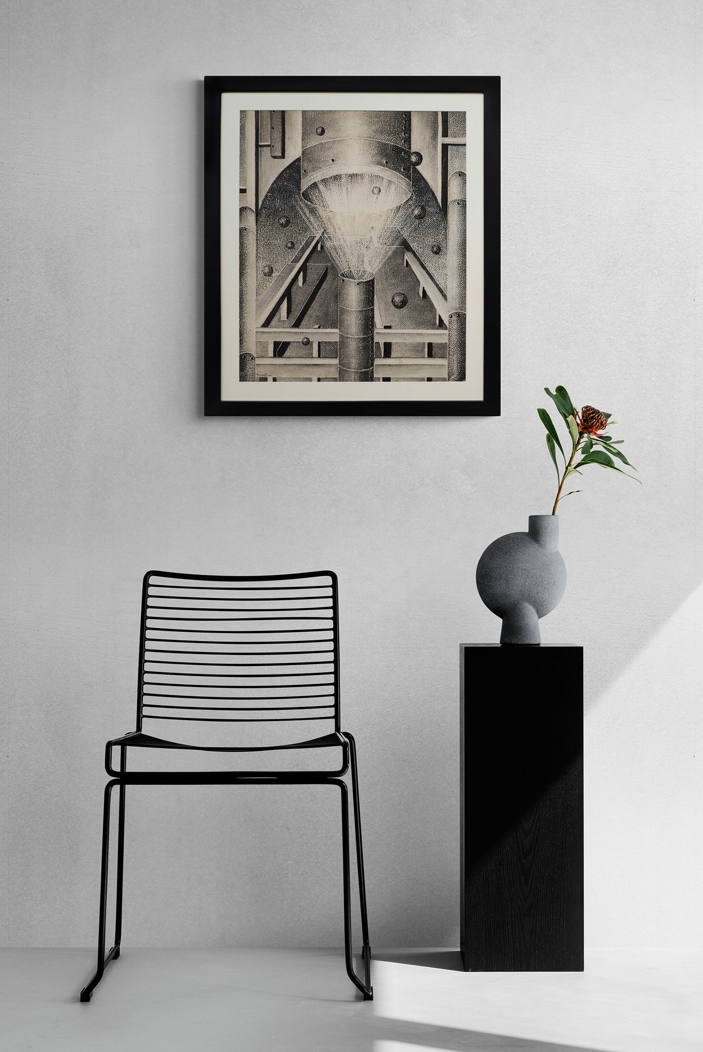 Quitting Time (Black & Blue Series), Painting, 1941