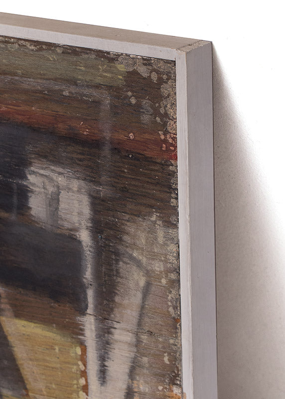 Untitled (Abstract in Black, Gray, Umber, and Ochre), Painting, 1956