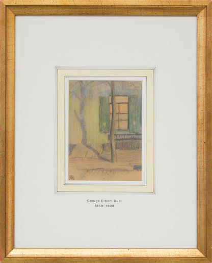 Untitled (Exterior with Tree), Drawing, circa 1915