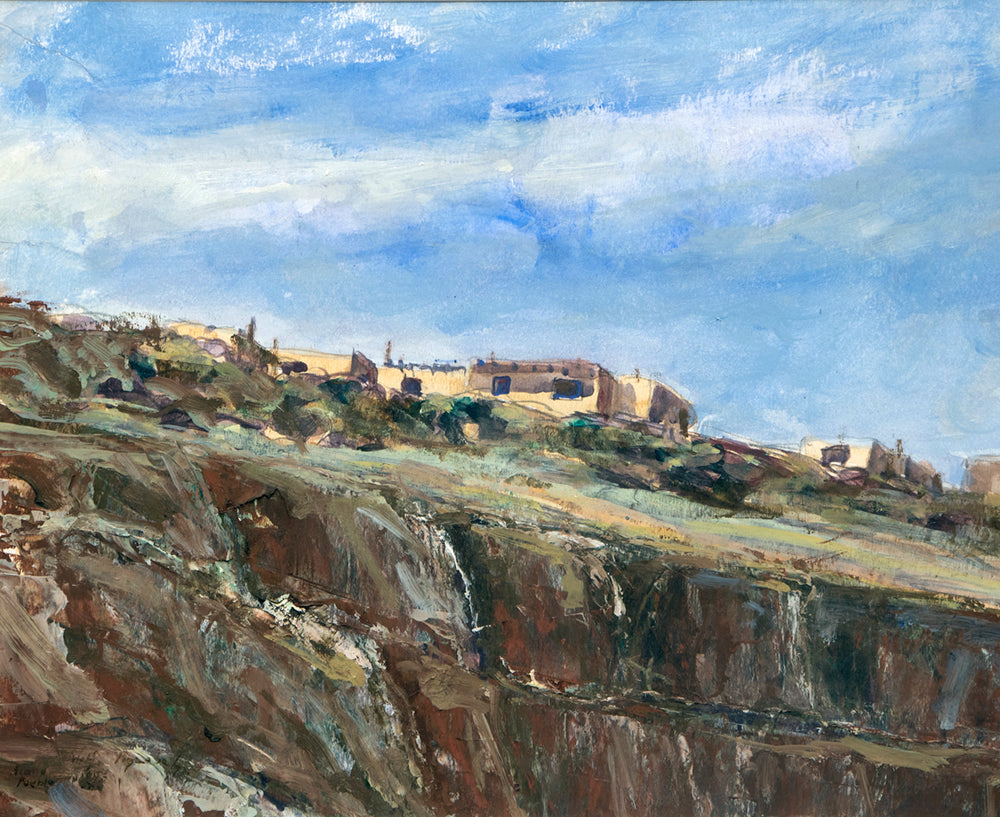 Acoma Pueblo (New Mexico), Painting, 1978