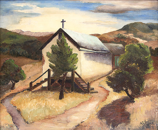 Andreas Andersen, High Rolls, New Mexico, 1942, oil on canvas Painting