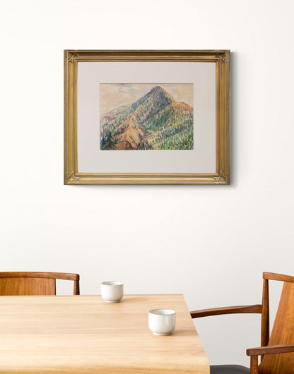 Cameron's Cone (Above Colorado Springs, Colorado), Painting, circa 1930