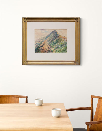 Cameron's Cone (Above Colorado Springs, Colorado), Painting, circa 1930