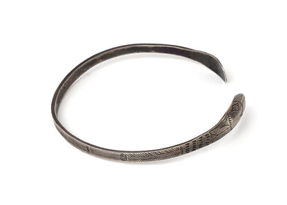 Northwest Coast artwork for sale. Stamped Silver Cuff Bracelet, Denver, Colorado, Art Gallery)
