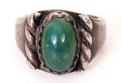 Navajo (Diné) artwork for sale. Silver and Turquoise Ring, Denver, Colorado, Art Gallery)
