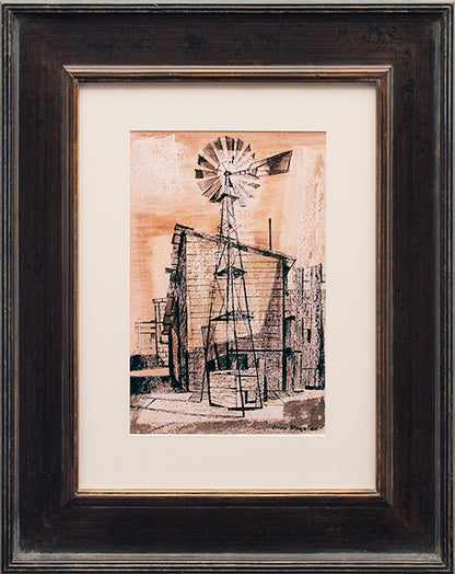 Windmill on the Plains, Painting, 1941