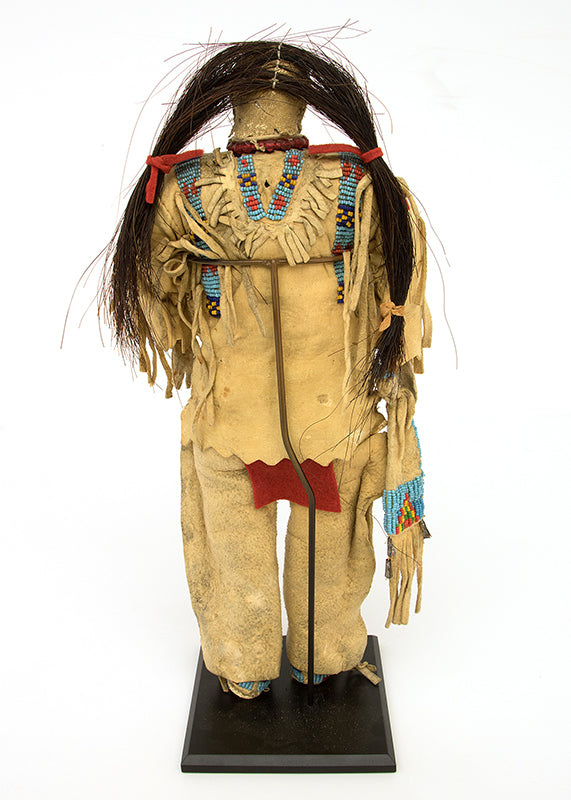 Beaded Hide Doll, circa 1890