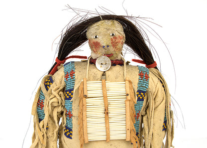 Beaded Hide Doll, circa 1890