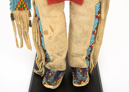 Beaded Hide Doll, circa 1890
