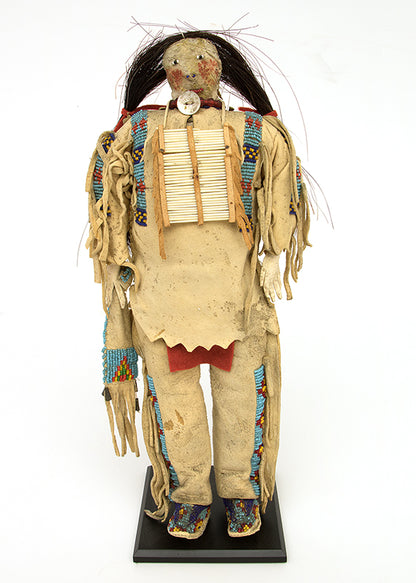 Beaded Hide Doll, circa 1890