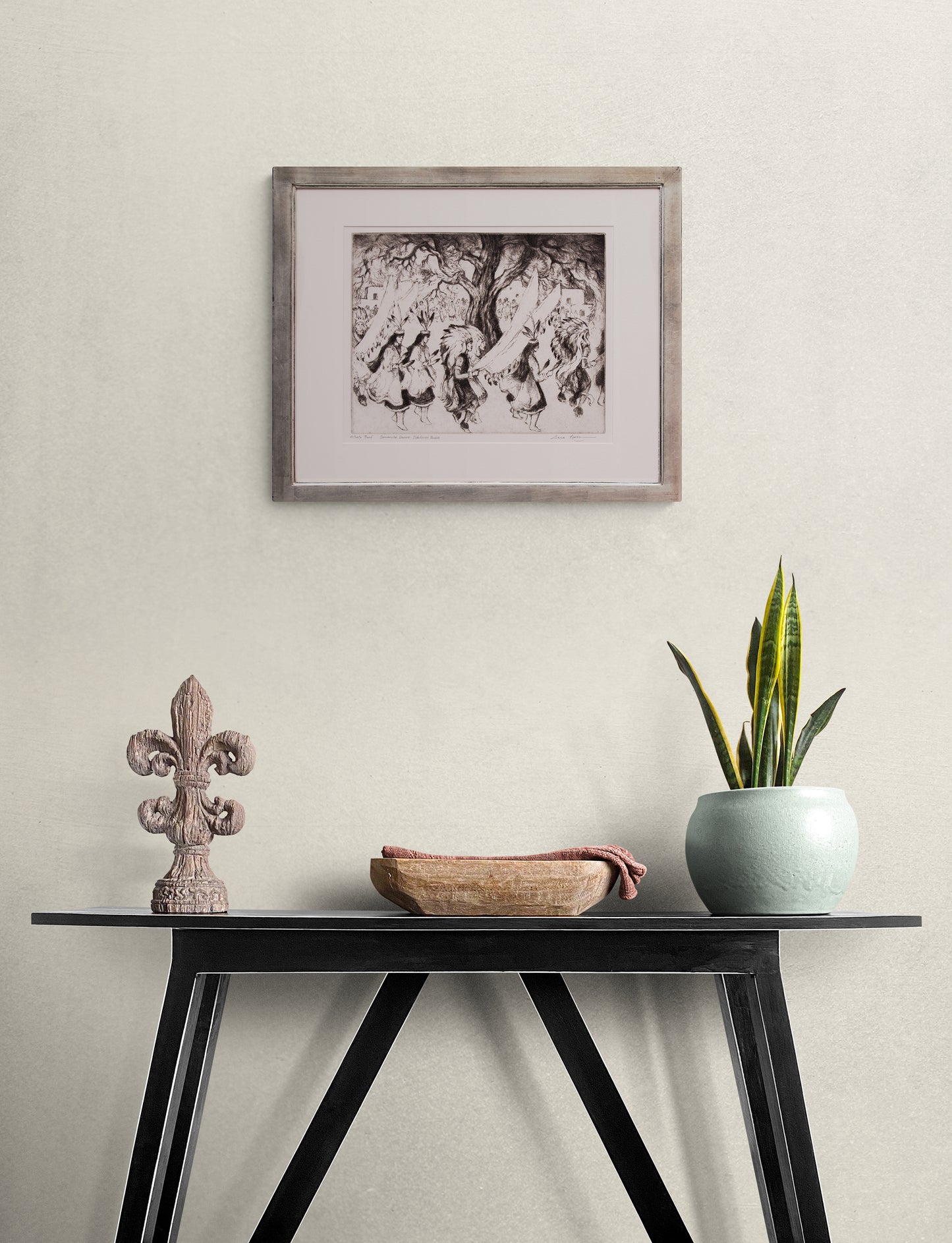 Comanche Dance, Ildefonso Pueblo (Artists Proof, edition of 50), Print, 1983