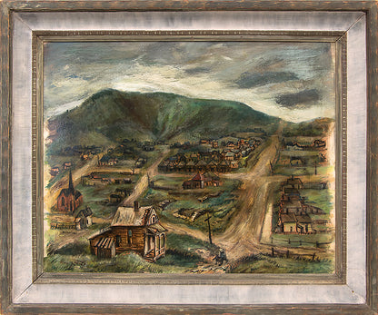 Victor, Colorado, Painting, dated 1942