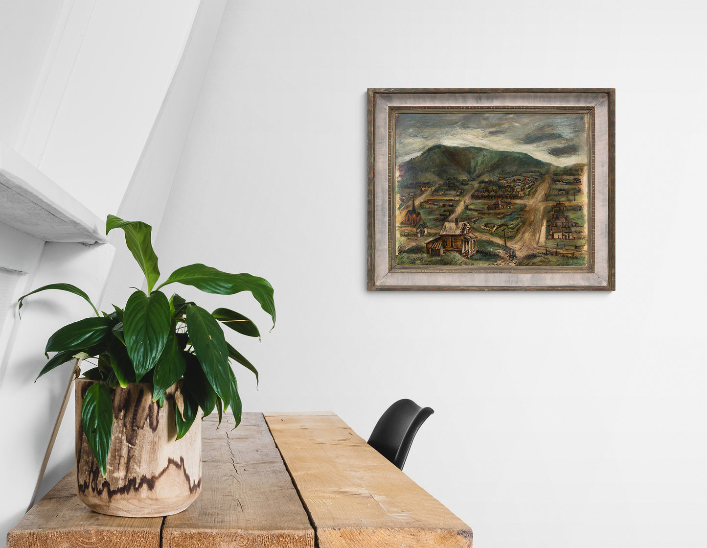 Victor, Colorado, Painting, dated 1942