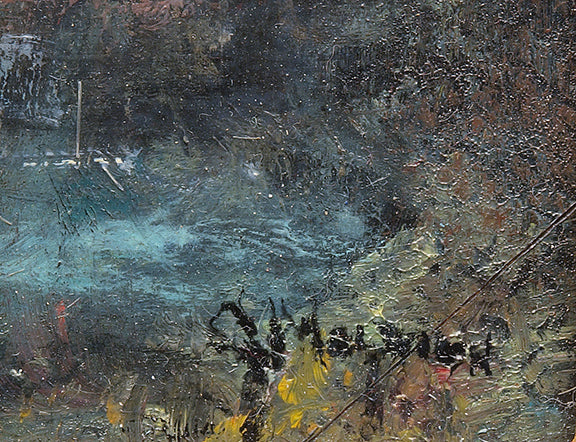 Moonlight Emerald Pool, Painting, 2008