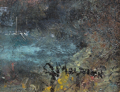 Moonlight Emerald Pool, Painting, 2008