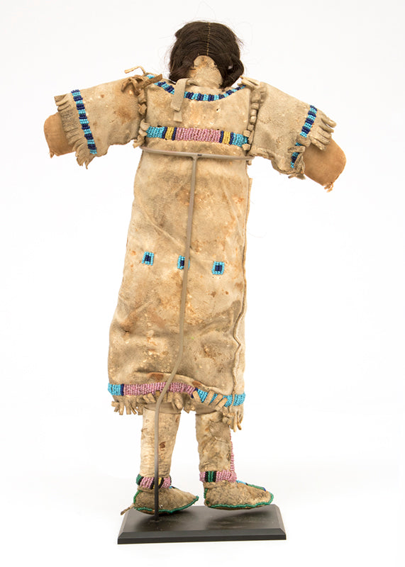 Beaded Hide Doll, circa 1890