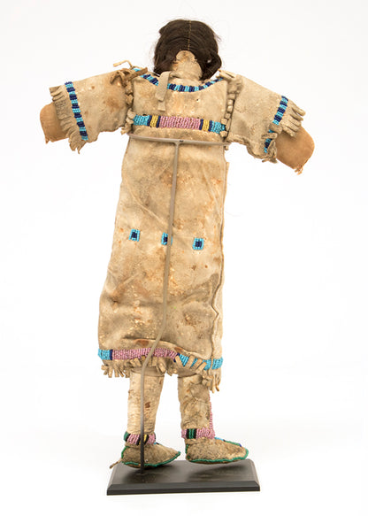 Beaded Hide Doll, circa 1890