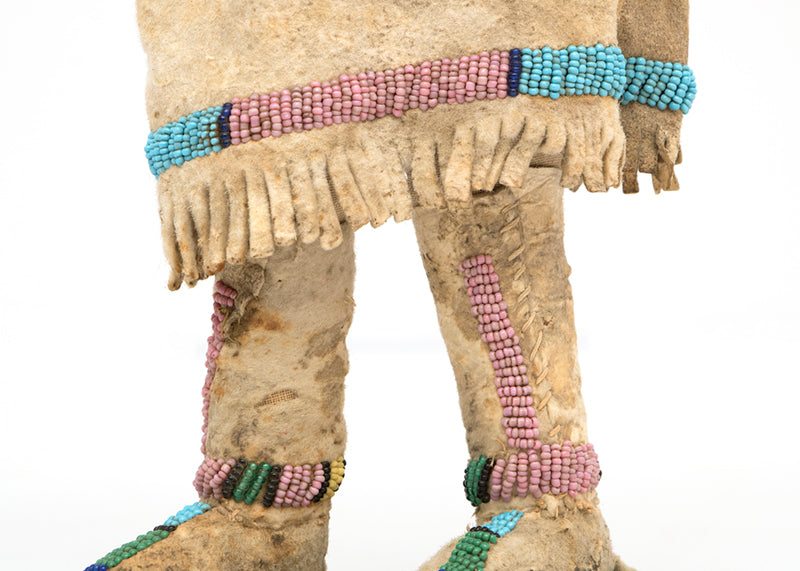Beaded Hide Doll, circa 1890