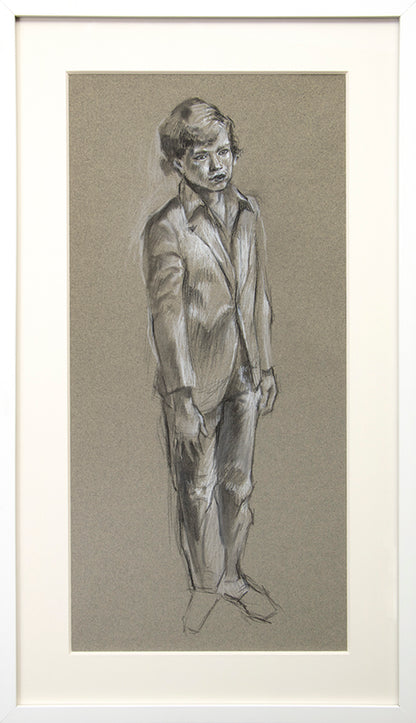 Pioneer Boy (Study of a Boy), Drawing, 1983