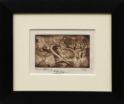Night Club (Modernist Landscape), Print, 1945