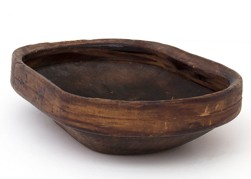Carved Wood Nesting Bowl