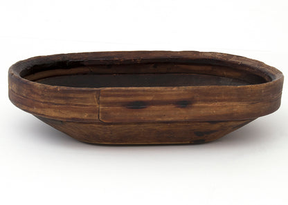 Carved Wood Nesting Bowl