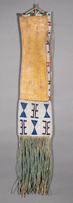 Classic Period Beaded Tobacco Bag, circa 1870