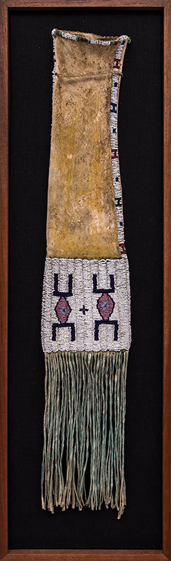 Classic Period Beaded Tobacco Bag, circa 1870