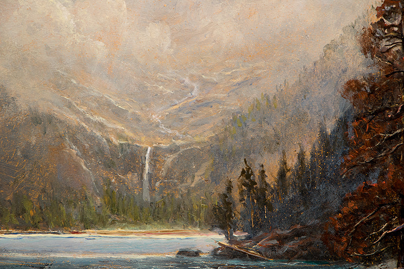 Odessa Lake (Rocky Mountain National Park, Colorado), Painting, dated 2015