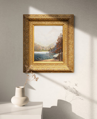 Odessa Lake (Rocky Mountain National Park, Colorado), Painting, dated 2015